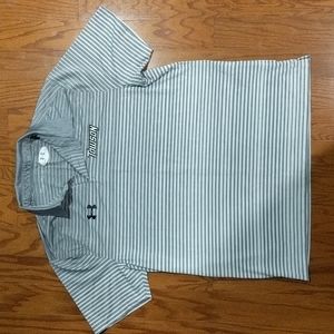 Men's Under Armour Towson Tigers Striped Polo Large